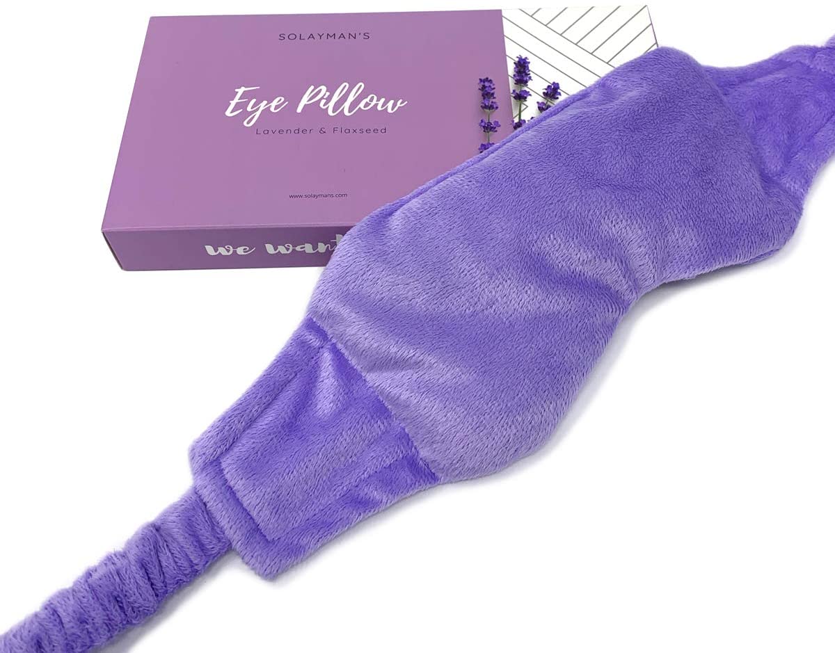 Weighted Lavender Eye Mask – Purple